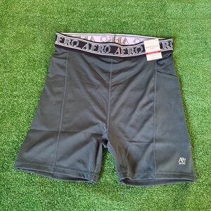 Aeropostale Sport High Waist Performance Compression Green Shorts Size XL NWT